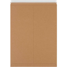 Stayflats Plus Self-Seal Mailers, 18"W x 24"L, Kraft, 50/Pack