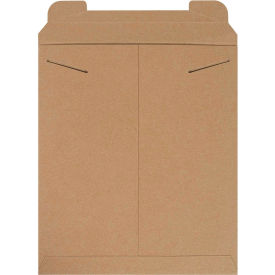 Tab Lock Mailers, 12-3/4"W x 15"L, Kraft, 100/Pack