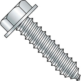 5/16-9X1 5/8 A/F.428-.437 Head Hgt.200-.230 Unslot Indent Hexwash Lag Screw Full Thread Zinc 900 pcs