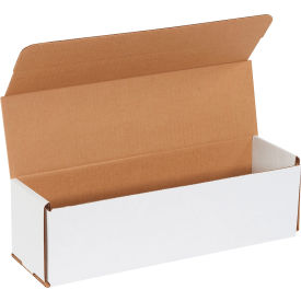 Corrugated Mailers, 14"L x 4"W x 4"H, White