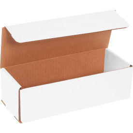 Corrugated Mailers, 10"L x 4"W x 3"H, White