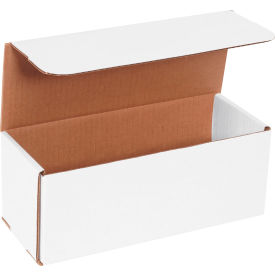 Corrugated Mailers, 10"L x 4"W x 4"H, White