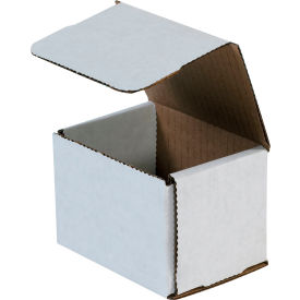 Corrugated Mailers, 4"L x 3"W x 3"H, White
