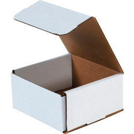 Corrugated Mailers, 6"L x 6"W x 3"H, White