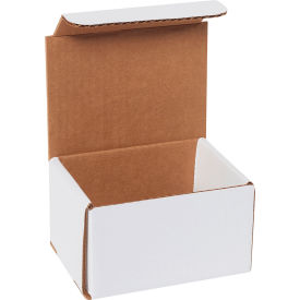 Corrugated Mailers, 5"L x 4"W x 3"H, White