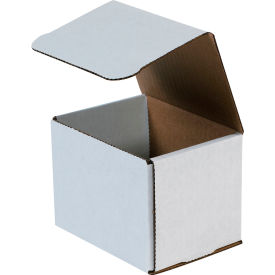 Corrugated Mailers, 5"L x 4"W x 4"H, White