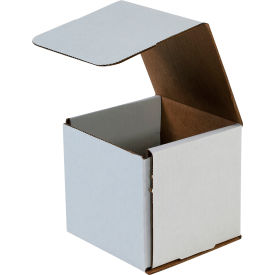 Corrugated Mailers, 5"L x 5"W x 5"H, White