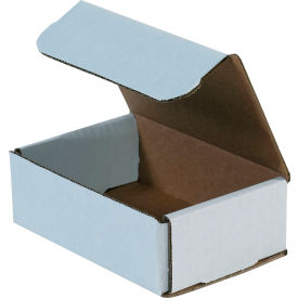 Corrugated Mailers, 6"L x 4"W x 2"H, White