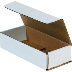 Corrugated Mailers, 7-1/2"L x 3-1/4"W x 1-3/4"H, White