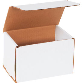 Corrugated Mailers, 6"L x 4"W x 4"H, White