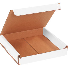 Corrugated Mailers, 6"L x 6"W x 1"H, White