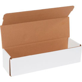 Corrugated Mailers, 12"L x 3-1/2"W x 3"H, White