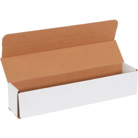Corrugated Mailers, 17-1/2"L x 3-1/2"W x 3-1/2"H, White