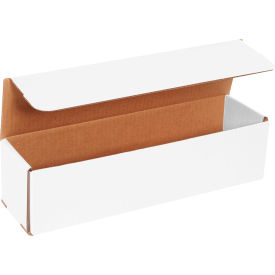 Corrugated Mailers, 13-1/2"L x 3-1/2"W x 3-1/2"H, White