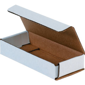 Corrugated Mailers, 6"L x 2-1/2"W x 1"H, White