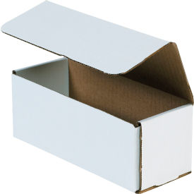 Corrugated Mailers, 8"L x 3"W x 3"H, White