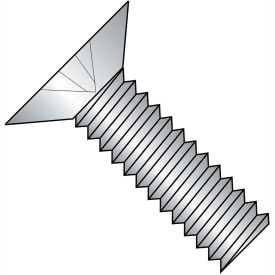 10-24X1 Phillips Flat 100 Degree Machine Screw Fully Threaded Stainless Steel, Pkg of 2000
