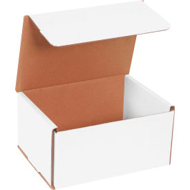 Corrugated Mailers, 8"L x 6"W x 4"H, White