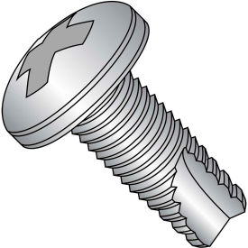 10-24X5/8 Phillips Pan Thread Cutting Screw Type 23 Full Thread 18-8 Stainless Steel, Package of 3000