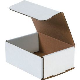 Corrugated Mailers, 6-1/2"L x 4-7/8"W x 2-5/8"H, White