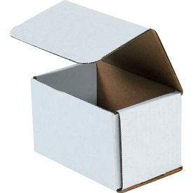 Corrugated Mailers, 5-1/2"L x 3-1/2"W x 3-1/2"H, White