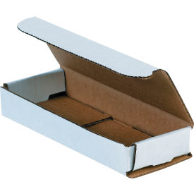 Corrugated Mailers, 6-1/2"L x 2-1/2"W x 1"H, White