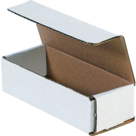 Corrugated Mailers, 6-1/2"L x 2-1/2"W x 1-3/4"H, White