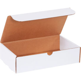Corrugated Literature Mailers, 11"L x 6-1/2"W x 2-3/4"H, White