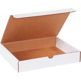 Corrugated Literature Mailers, 11-1/8"L x 8-3/4"W x 2"H, White