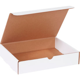 Corrugated Literature Mailers, 11-1/8"L x 8-3/4"W x 2-5/16"H, White
