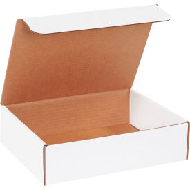 Corrugated Literature Mailers, 11-1/8"L x 8-3/4"W x 3"H, White