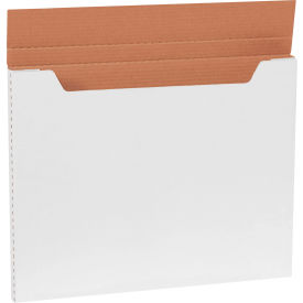 Corrugated Jumbo Fold-Over Mailers, 20"L x 16"W x 1"H, White