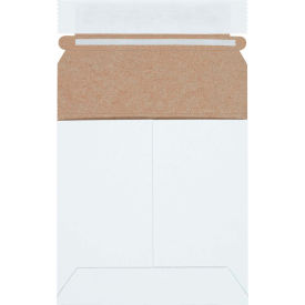 Self Seal Stayflats Mailers, 5-1/8"W x 5-1/8"L, White, 200/Pack