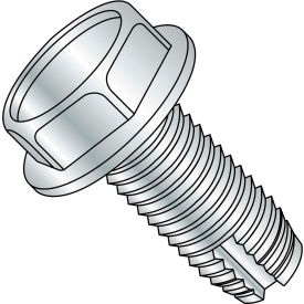 5/16-18X1 Unslotted Indented Hex Washer Thread Cutting Screw Fully Threaded Zinc An 1000 pcs