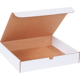 Corrugated Literature Mailers, 11-3/4"L x 10-3/4"W x 2-1/4"H, White