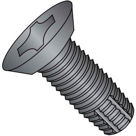 10-24X3/4 Phillips Flat Undercut Thread Cutting Screw Type F Fully Threaded Black Oxide 7000 pcs