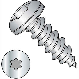10 x 3/4 Six Lobe Pan Self Tapping Screw Type A Fully Threaded 18-8 Stainless Steel - Pkg of 2000