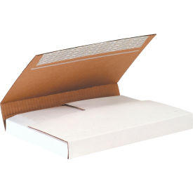 Corrugated Easy-Fold Deluxe Mailers, 12-1/8"L x 9-1/8"W x 2"H, White