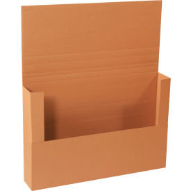 Corrugated Jumbo Fold-Over Mailers, 36"L x 24"W x 6"H, Kraft