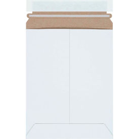 Self Seal Stayflats Mailers, 7"W x 9"L, White, 100/Pack