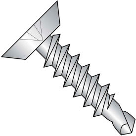 Phillips Flat Undercut Self Drilling Screw Stainless Steel - Pkg of 5000