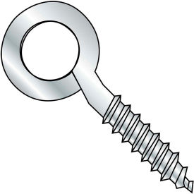Closed Eye Screw 1/4 inch diameter 3/4 inch of Lag Thread Sharp Point Zinc, Pkg of 1200