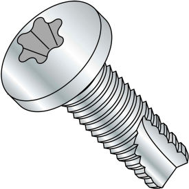 5/16-18X1 1/4 Six Lobe Pan Thread Cutting Screw Type 23 Fully Threaded Zinc Bake Pack of 1000