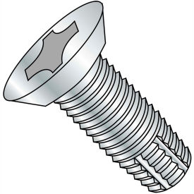 12-24X1/2  Phillips Flat Undercut Thread Cutting Screw Type F Fully Threaded Zinc, Package of 8000