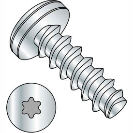 2 x 3/8 6 Lobe Pan Plastite Alternative Fully Threaded Zinc Bake And Wax - Pkg of 10000
