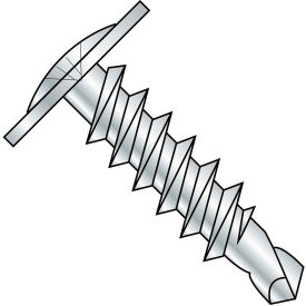 #10 x 1/2 Phillips Modified Truss Head Self Drilling Screw Full Thread Zinc Bake - Pkg of 6000