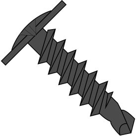 #8 x 3/4 Phillips Modified Truss Head Full Thread Self Drilling Screw Black Phos - Pkg of 5000