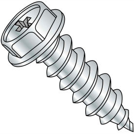 8-18X1 1/2 Phillips Indented Hex Washer Self Tapping Screw Type AB Zinc Bake 3000 pcs