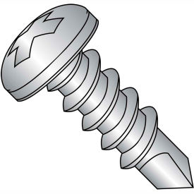#6 x 1/2 Phillips Pan Full Thread Self Drilling Screw 410 Stainless Steel - Pkg of 5000