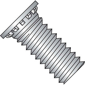 3/8-16X1 Self Clinching Stud Full Thread Stainless Steel, Pkg of 250